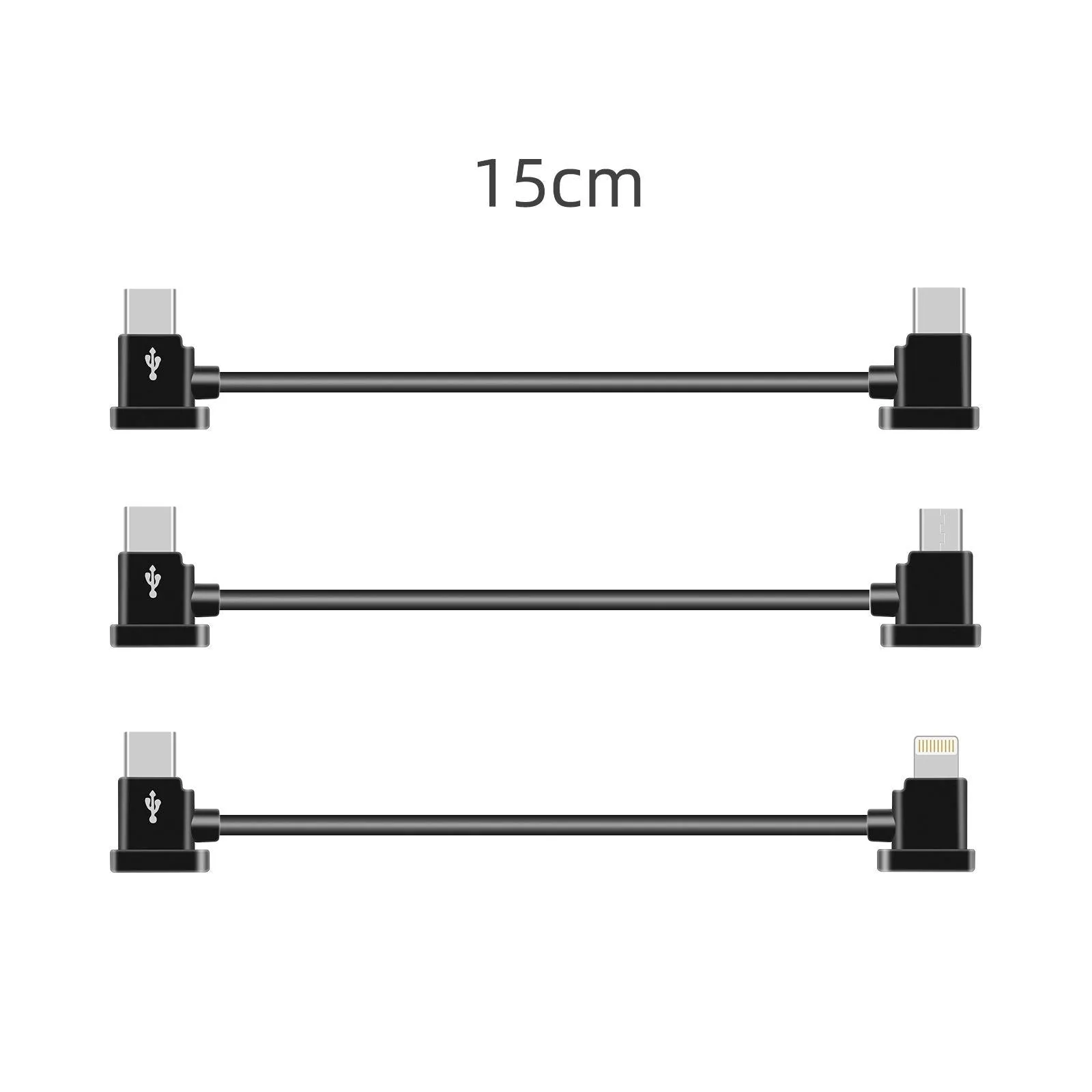 15cm Type c to 8 Pin Cable for Dji Mavic Air 2s / Fpv Flight Glasses V2 / Mini 2 / Pocket 2 Mobile Devices