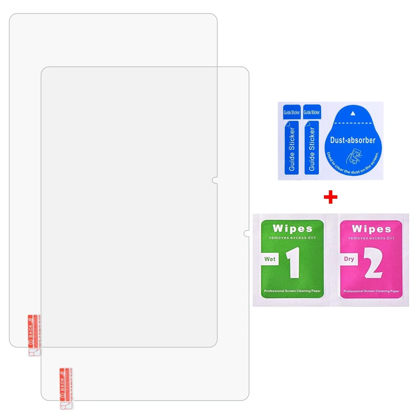 2-Pack 9H Tempered Glass Film 0.3Mm Thickness Explosion-Proof