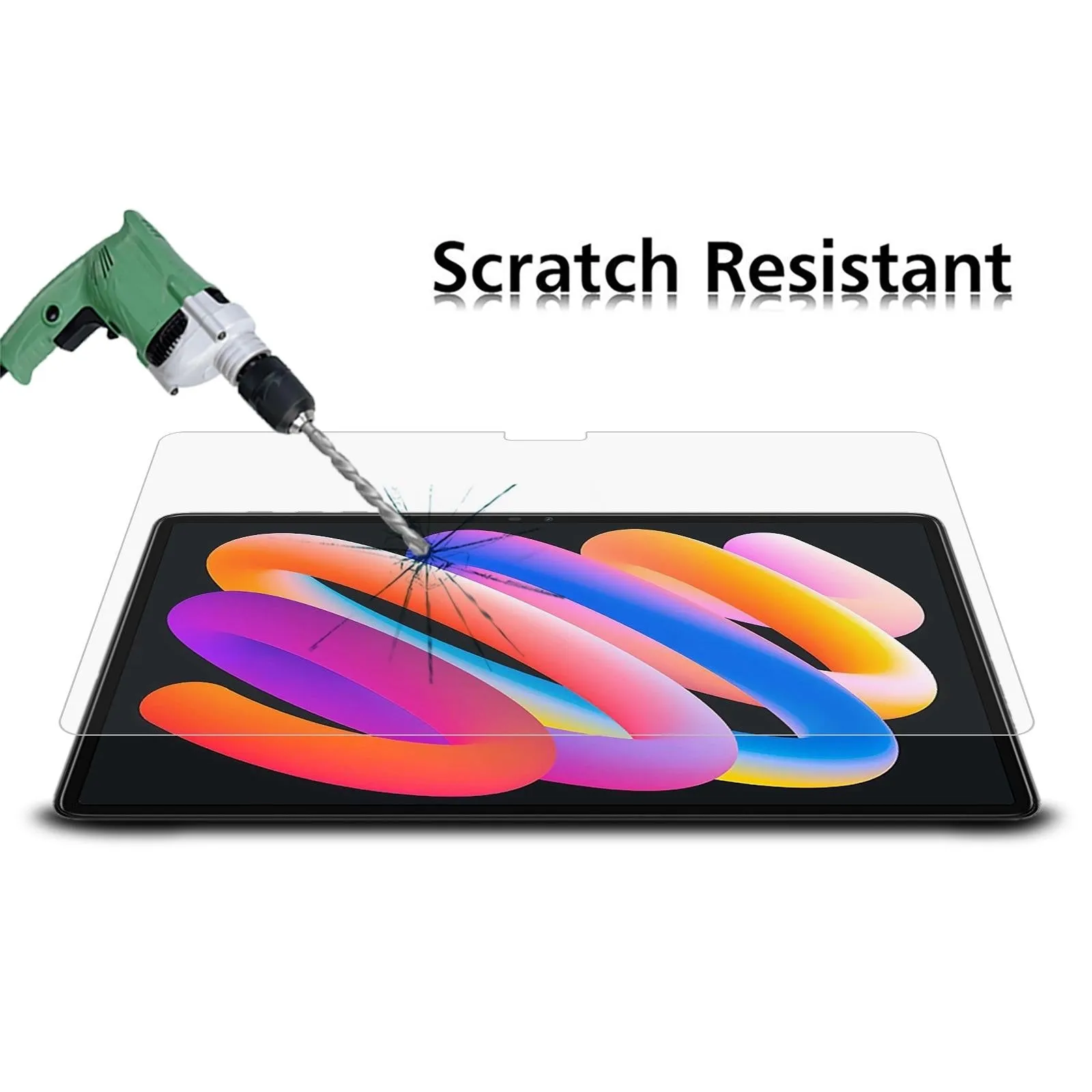 2-Pack 9H Tempered Glass Film 0.3Mm Thickness Explosion-Proof