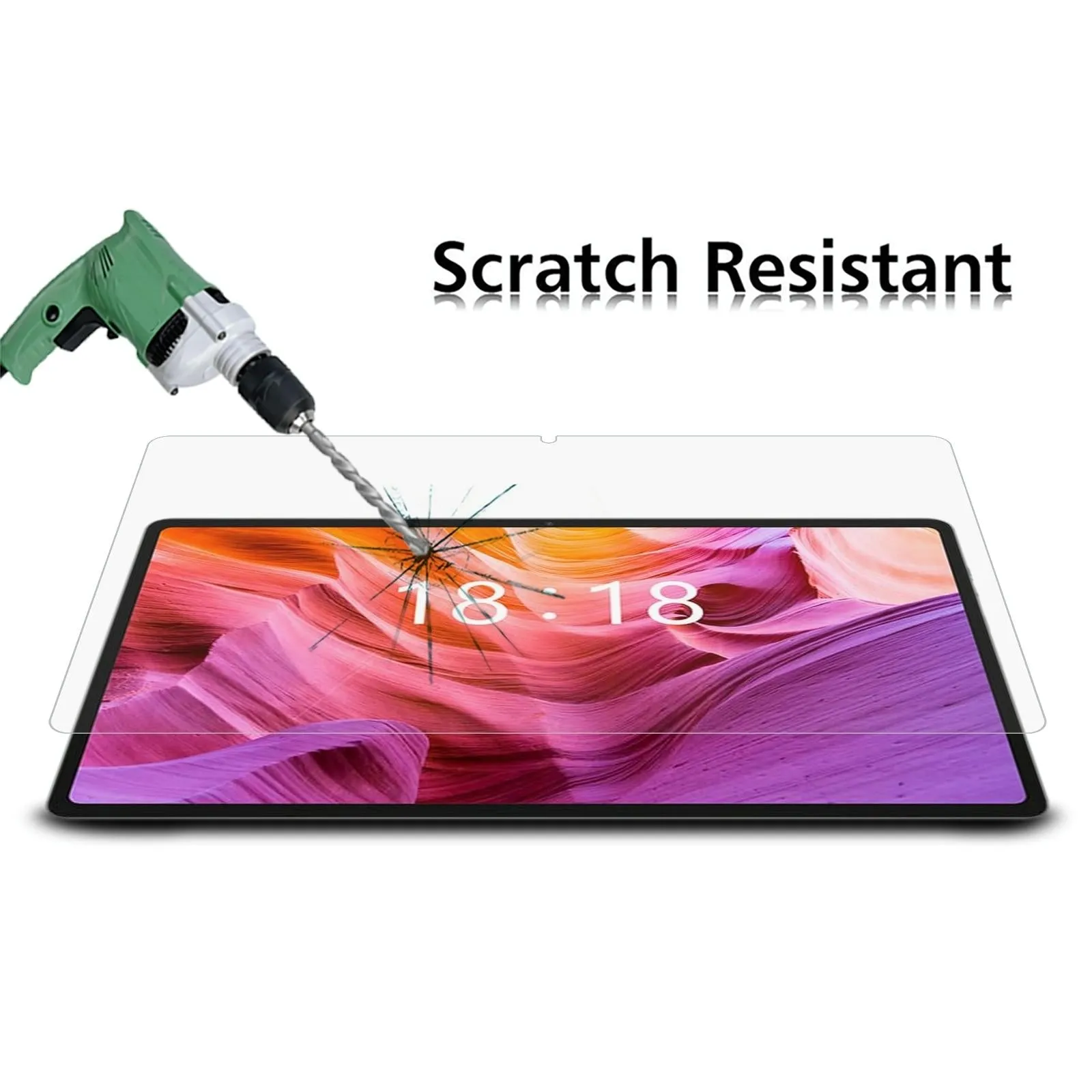 2-Pack 9H Tempered Glass Film 0.3Mm Thickness Explosion-Proof