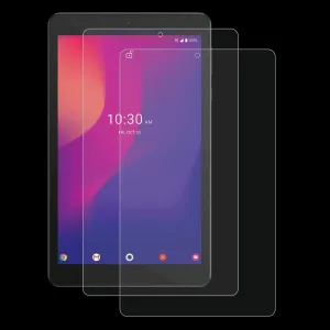 2-Pack Tempered Glass Film For Alcatel Joy Tab 2 / 3T 8.0 - 9H 2.5D Explosion-Proof