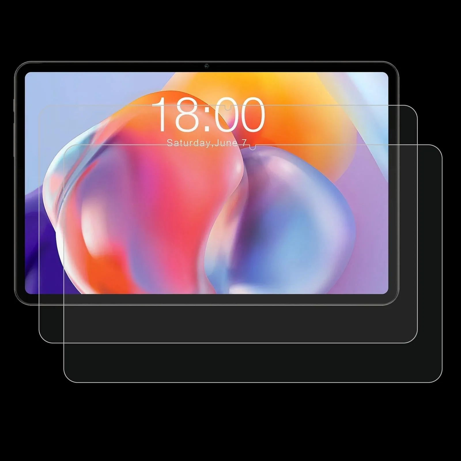 2-Pack Tempered Glass Film For Teclast T40S - 9H 0.3Mm Explosion-Proof