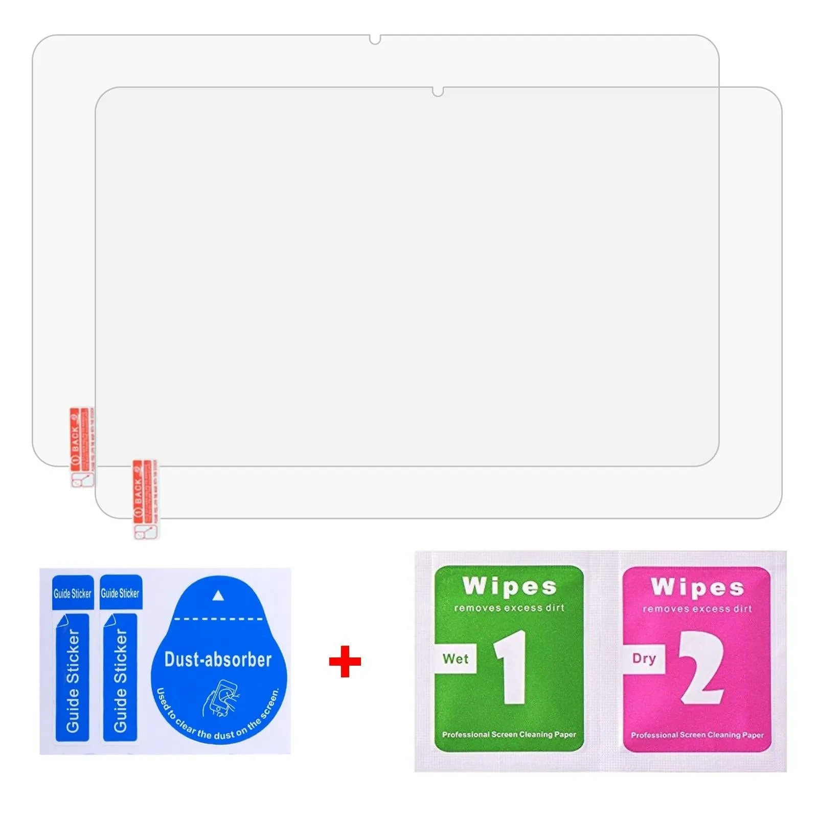 2-Pack Tempered Glass Film For Teclast T40S - 9H 0.3Mm Explosion-Proof