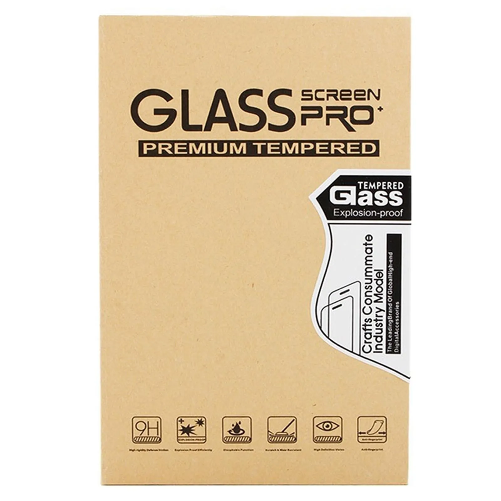 2 Pcs 9H Tempered Glass Film For Microsoft Surface Pro 8 / Pro X Tablet