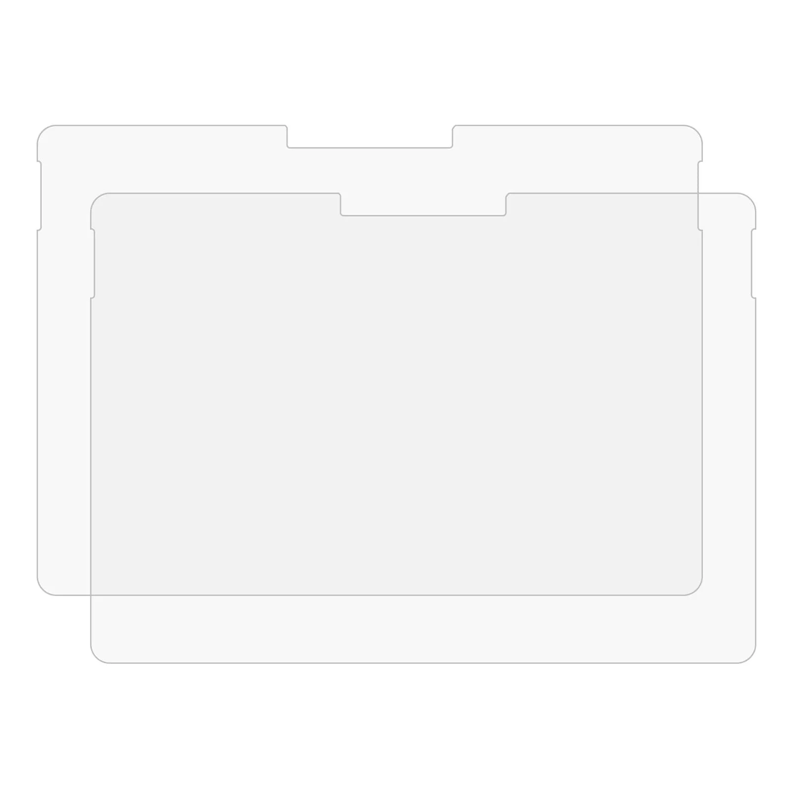 2 Pcs 9H Tempered Glass Film For Microsoft Surface Pro 8 / Pro X Tablet
