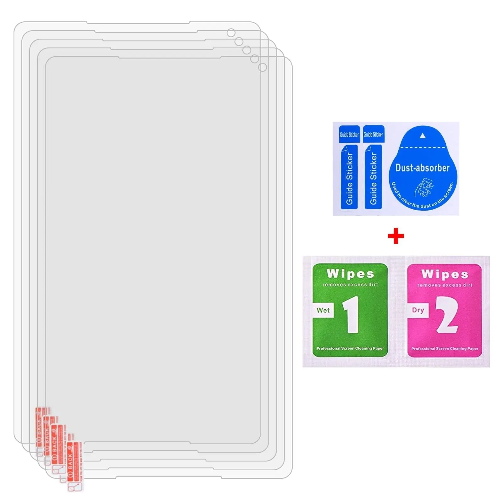 25-Pack Tempered Glass Film For Alcatel A3 10 Lte Tablet - 9H Hardness 2.5D Explosion-Proof