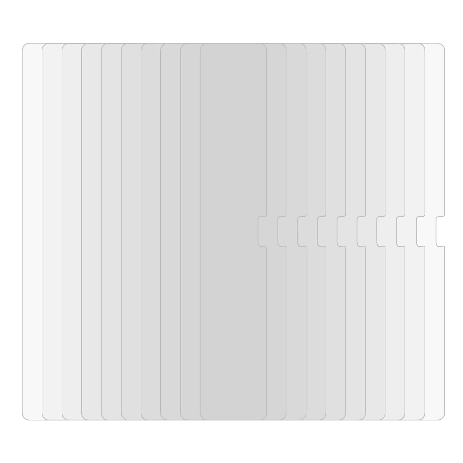 25-Pack Tempered Glass Film For Huawei Mediapad M5 10 Pro - 9H 2.5D Explosion-Proof