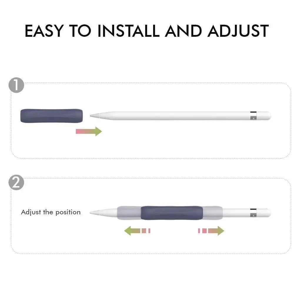 Anti-scratchtpu Silicon Grip Protective Cover for Apple Pencil 2