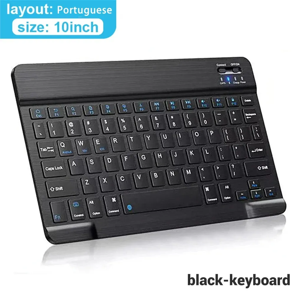 Bluetooth Wireless Keyboard Mouse For IOS Android Windows Tablet For iPad Air Mini Pro Spanish Korean Portugal Russian Keyboard
