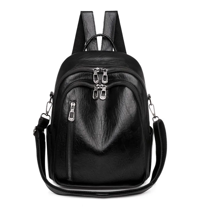 BP755 - Retro Soft Pu Leather Backpack