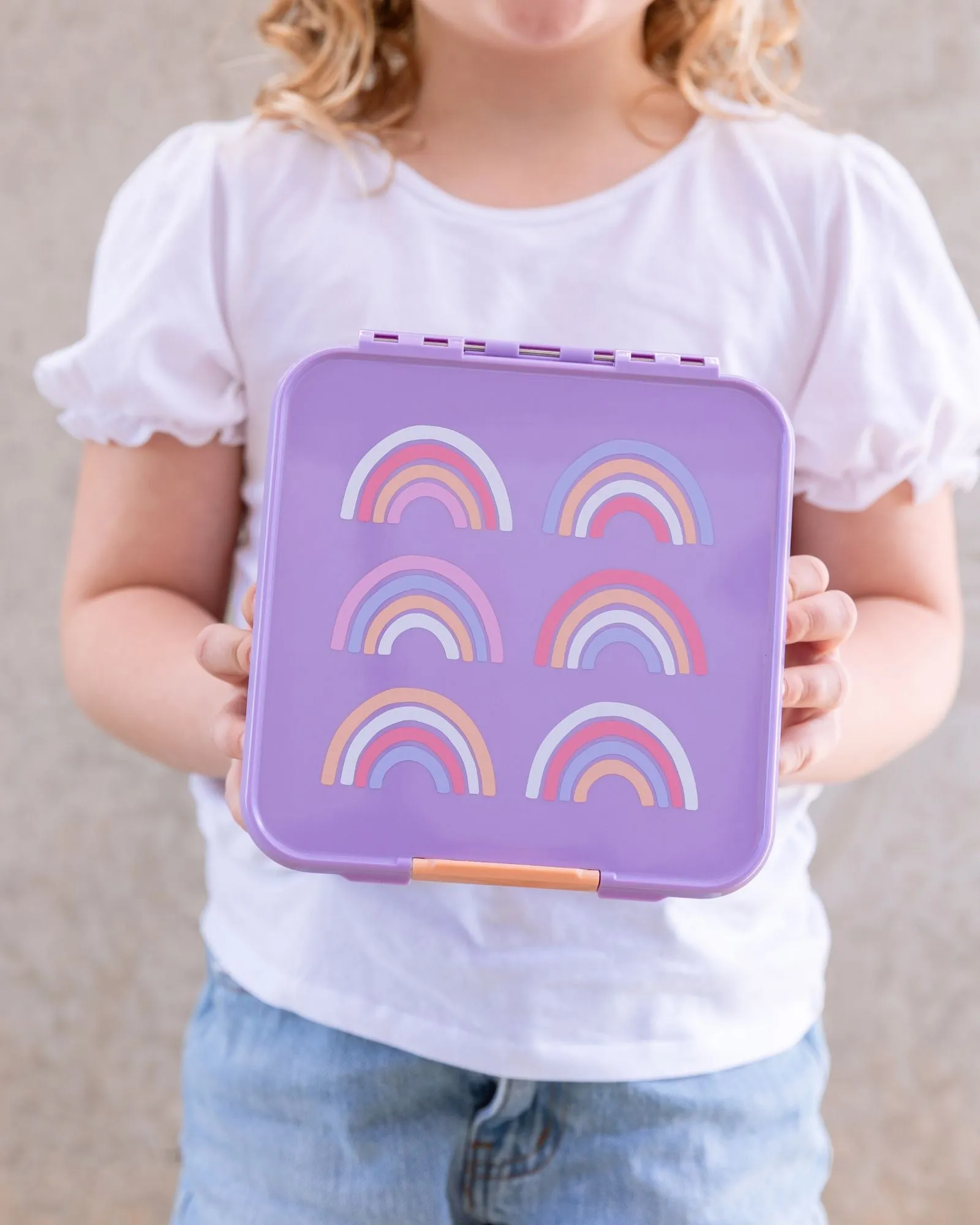 *Clearance* MontiiCo Bento Five Lunch Box - Rainbow Roller