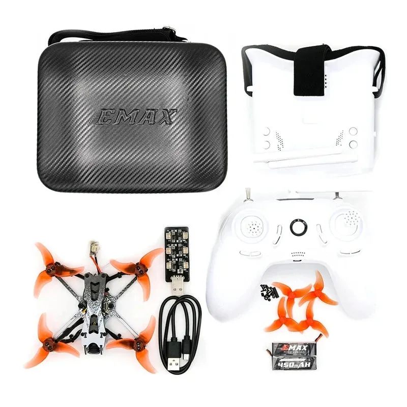 Emax Tinyhawk II 2.5 FPV Racing Drone  RTF Brushless Quadcopter with RunCam, 200mW VTX & 7000KV Motors (BNF, FrSky D8)