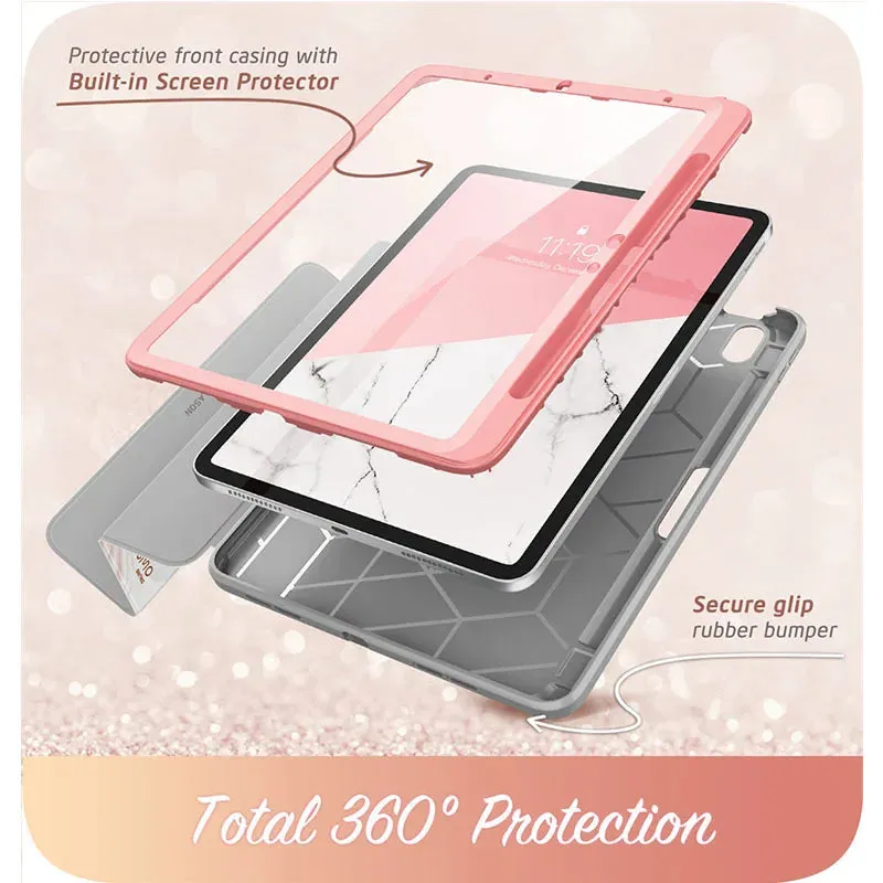 For Ipad Air 6th Generation 11 Cosmo Trifold Stand Case with Built-in Screen Protector & Pencil Holder