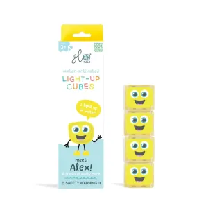 Glo Pals Light Up Cubes (4 pack)- Alex Ver.2