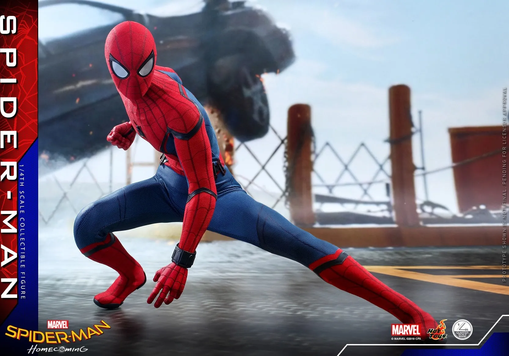 Hot Toys - QS014 - Spider-Man: Homecoming - 1/4th scale Spider-Man Collectible Figure
