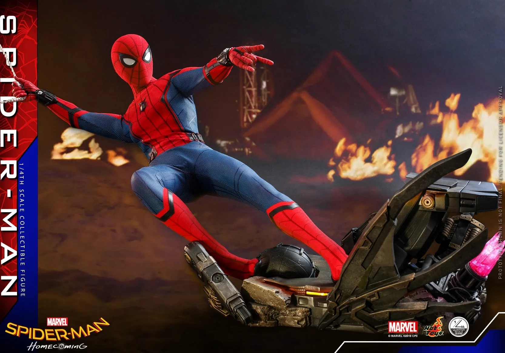 Hot Toys - QS014 - Spider-Man: Homecoming - 1/4th scale Spider-Man Collectible Figure