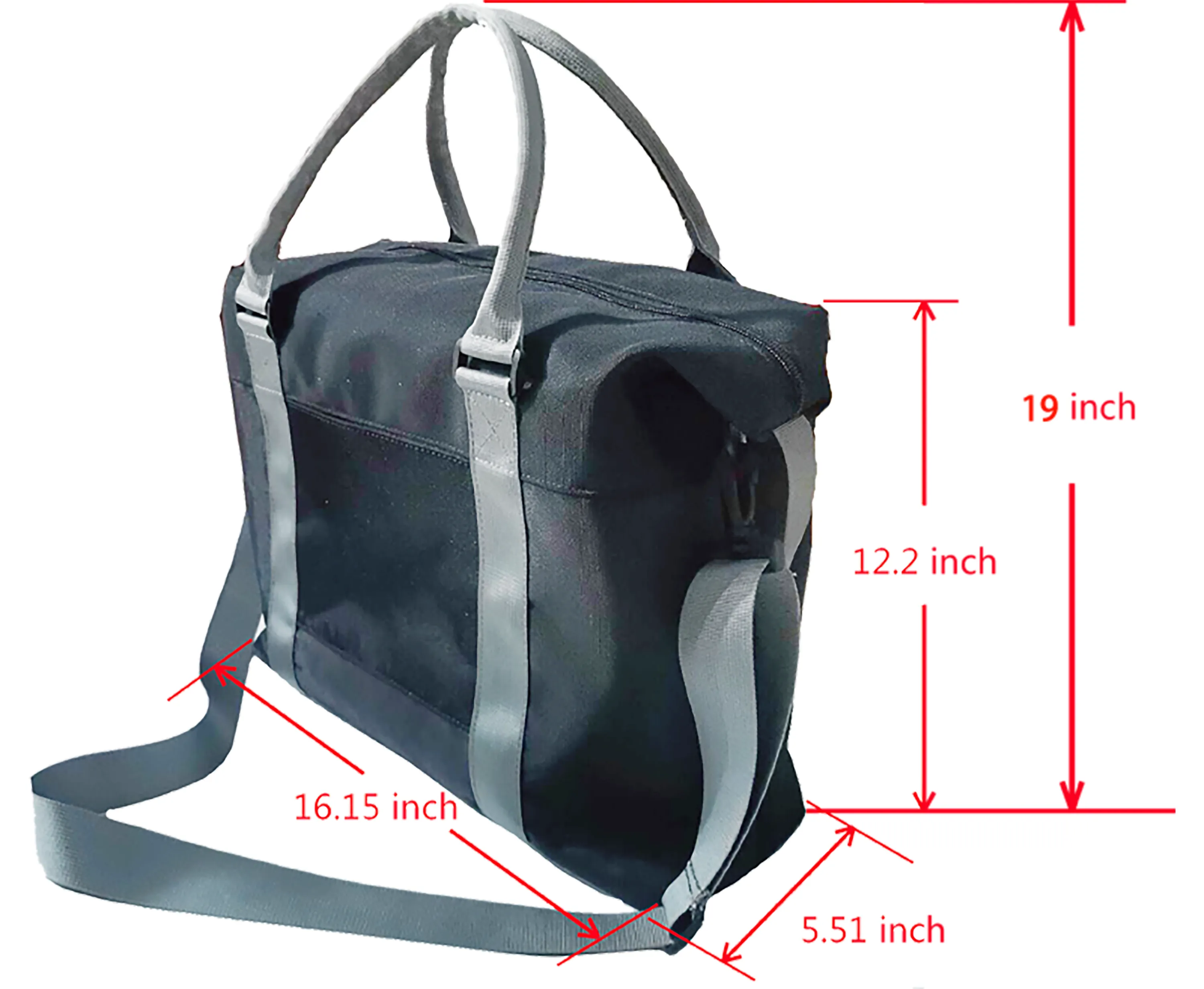 Lilac Bat Print Duffel Travel Bag