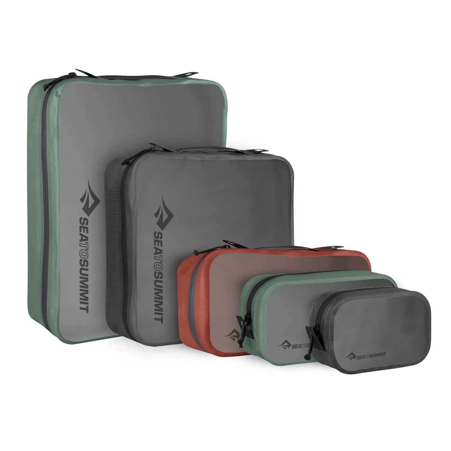 Sea to Summit Hydraulic Packing Cubes Olive