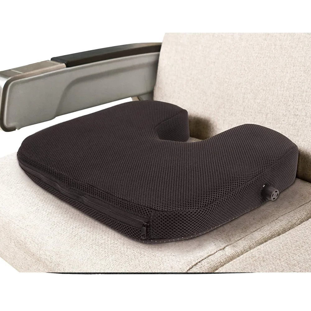 Self Inflatable Cushion Portable Rest Air Pillow Compact Travel Camping Office