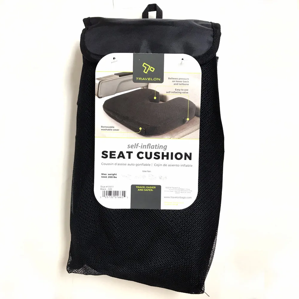 Self Inflatable Cushion Portable Rest Air Pillow Compact Travel Camping Office