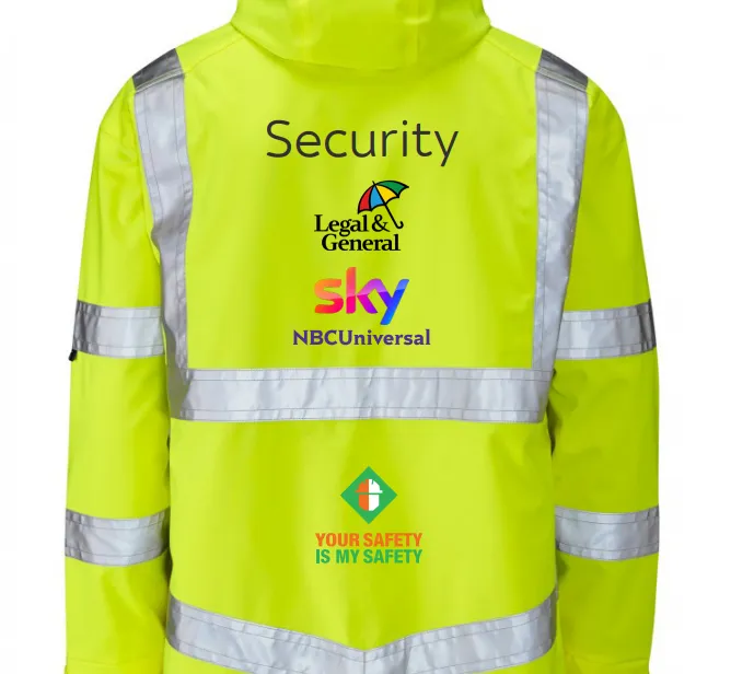 Sky Elstree Sustainable Breathable Hi Vis Site Jacket