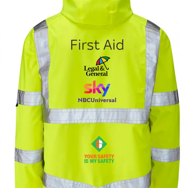 Sky Elstree Sustainable Breathable Hi Vis Site Jacket