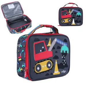 Smiggle Glide Teeny Tiny Square Lunchbox (Bag) Grey, 3Y 