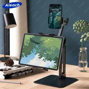 The Double Support Clip Ipad Tablet Stand Phone Holder