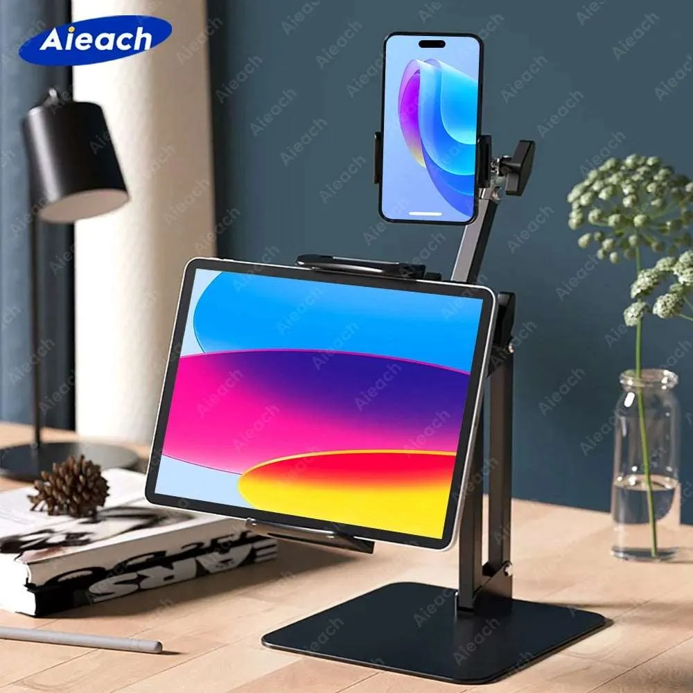 The Double Support Clip Ipad Tablet Stand Phone Holder