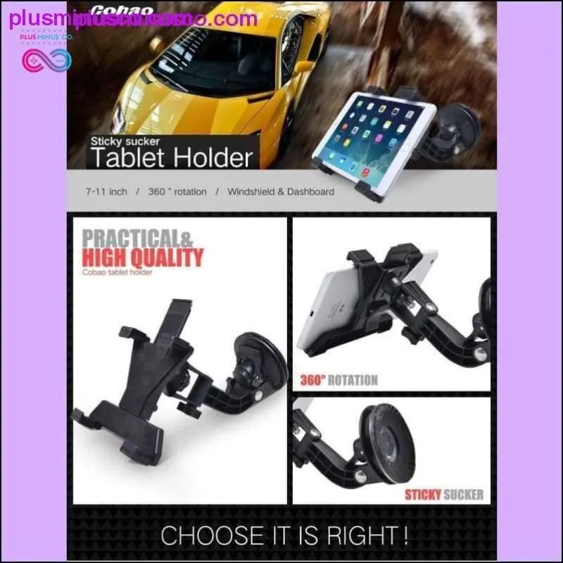 Universal iPad or Tablet Holder for Car 7, 8, 9, 10, 11